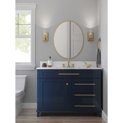 Elara 1 Light 5 inch Vintage Brass Bath Vanity Wall Light