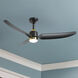 Hugo 52 inch Brushed Gold/Matte Black Ceiling Fan