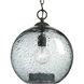 Burtons Bay 1 Light Antique Bronze Pendant Ceiling Light, Design Series