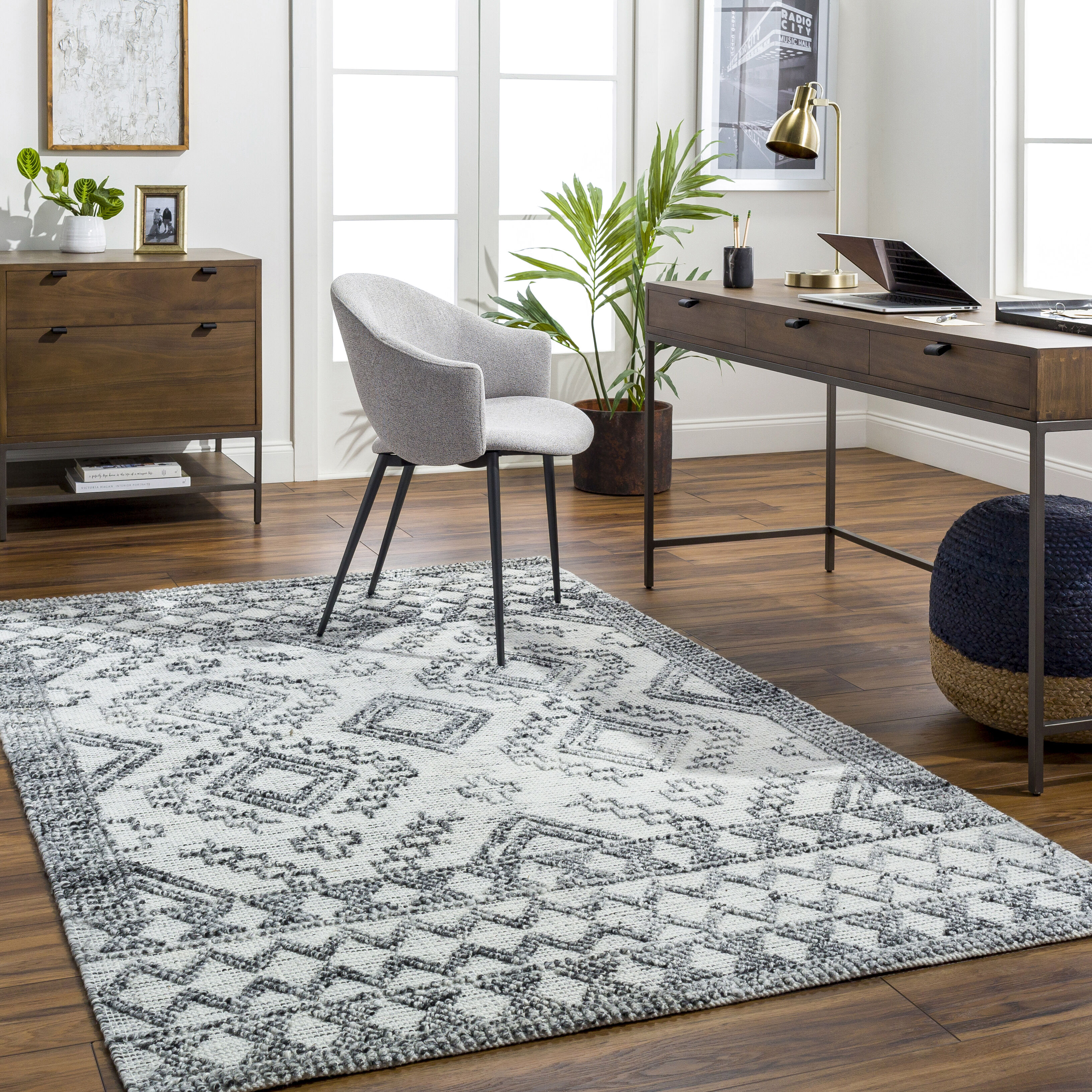 Napoli 144 X 108 inch Light Gray Rug, Rectangle