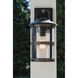 Estate Series Lakehouse LED 17 inch Black Outdoor Wall Mount Lantern, Medium
