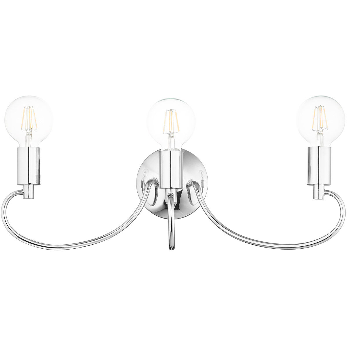 Bari 3 Light 22 inch Polished Chrome Vanity Sconce Wall Light