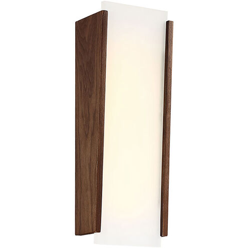 Elysia LED 4 inch Dark Walnut ADA Wall Sconce Wall Light
