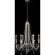 Barcelona 6 Light 27 inch Transcend Silver Chandelier Ceiling Light