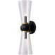 Byford 2 Light 4.75 inch Oil Rubbed Bronze Bath Wall Sconce Wall Light
