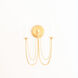 Plumette 2 Light 14 inch Gold Leaf Wall Sconce Wall Light
