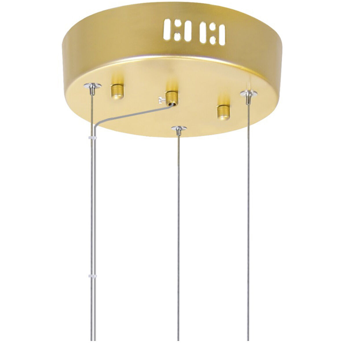 Millipede LED 26 inch Satin Gold Chandelier Ceiling Light