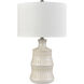 Dorin 25.5 inch 150.00 watt White Glazed Table Lamp Portable Light