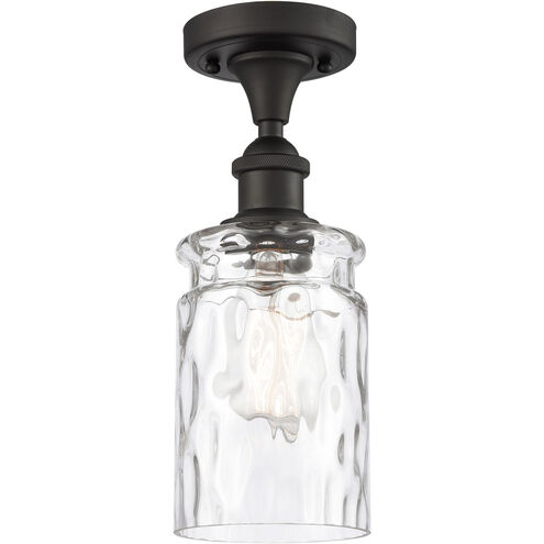 Ballston Candor LED 4.75 inch Oil Rubbed Bronze Semi-Flush Mount Ceiling Light, Ballston