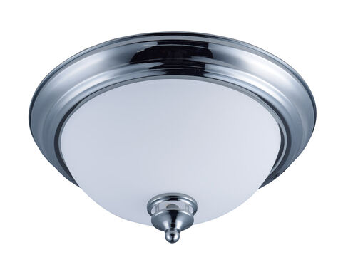 Novus 2 Light 13 inch Polished Chrome Flush Mount Ceiling Light