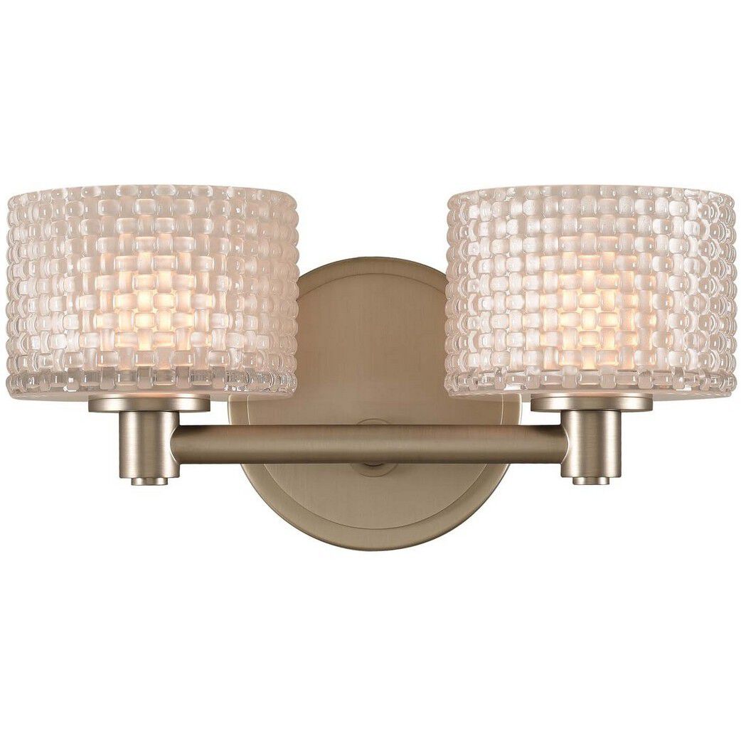 Willow LED 12 inch Satin Nickel Bath Vanity Light Wall Light