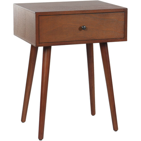 Arthur 23.5 X 17.75 inch Light Walnut End/Side Table