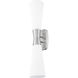 Emrys 2 Light 4.75 inch Brushed Nickel Wall Sconce Wall Light