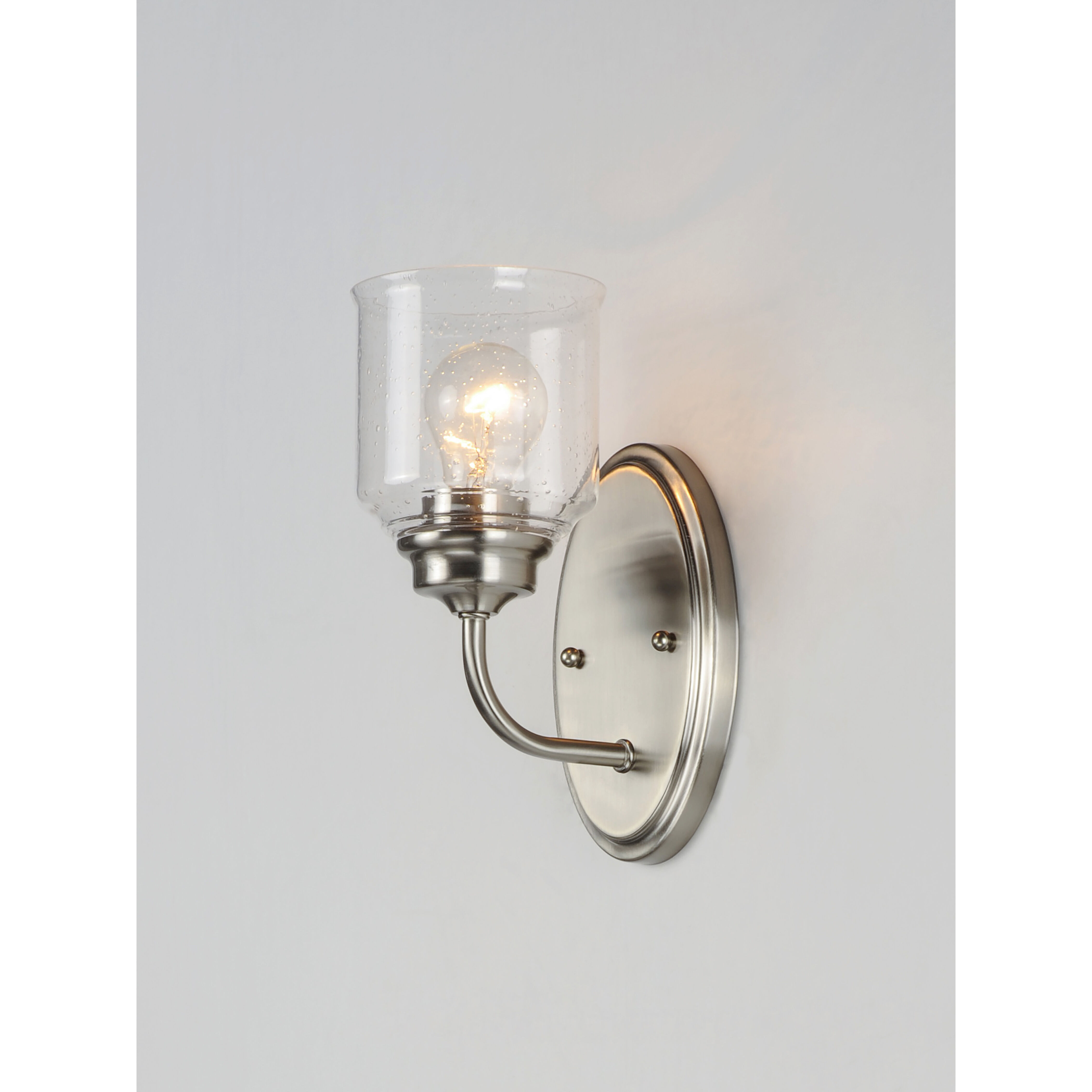 Acadia 1 Light 5 inch Satin Nickel Wall Sconce Wall Light