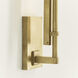 Sean Lavin Kal LED Natural Brass Bath Light Wall Light, Integrated LED