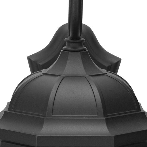 Verdae 1 Light 13 inch Textured Black Outdoor Wall Lantern, Small, Design Series