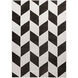 Optika 158 X 118 inch Black/White Rug in 10 x 13