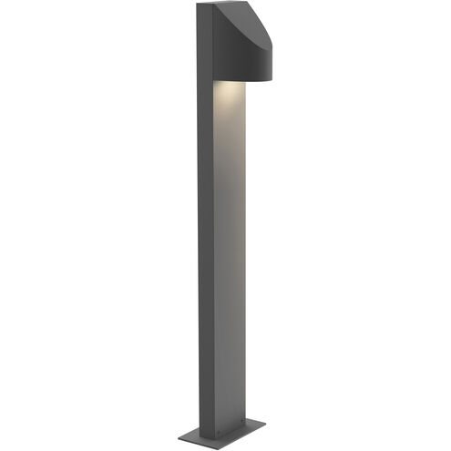 Shear 12V 9 watt Textured Gray Bollard
