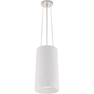 Barbara Barry Halo 1 Light 9.5 inch Matte White Hanging Shade Ceiling Light, Tall