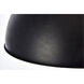 Merce 1 Light 20 inch Vintage Black Pendant Ceiling Light 
