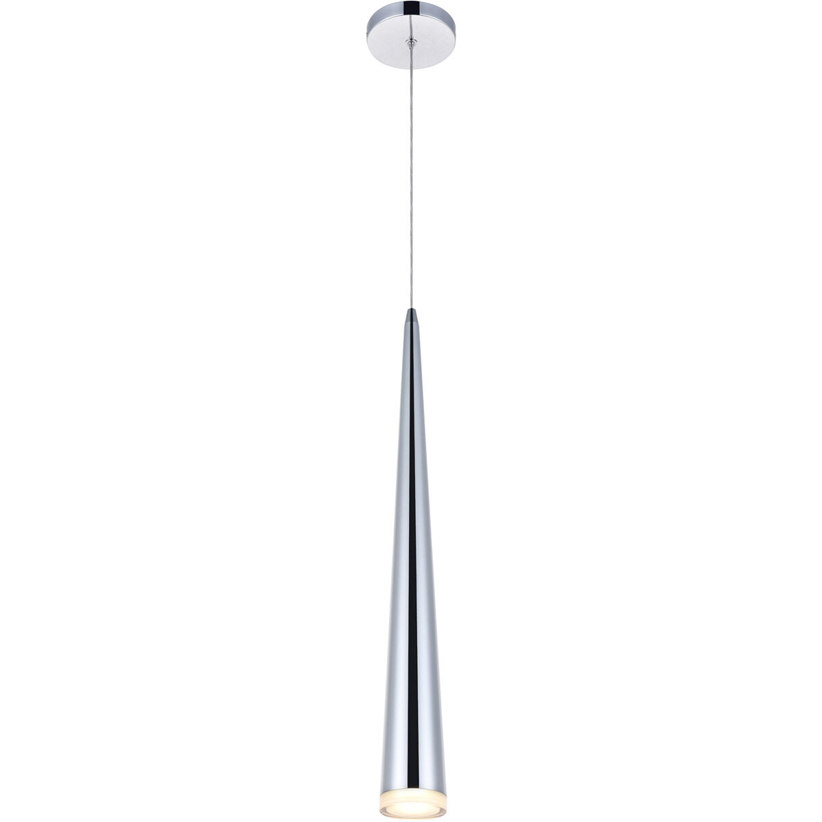 Fantasia LED 4.72 inch Chrome Pendant Ceiling Light