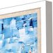 Waterside Collection Lacquered White Wood Shadow Box Style Framed Art