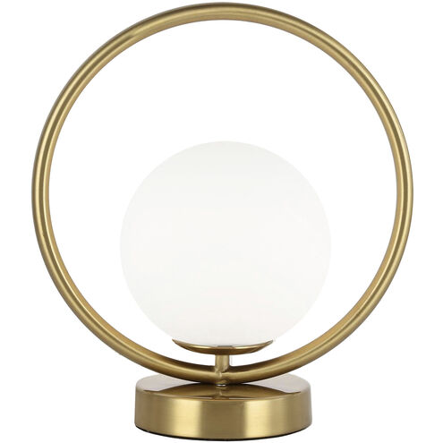 Adrienna 11 inch 40.00 watt Aged Brass Decorative Table Lamp Portable Light
