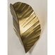 Banana Leaf 2 Light 12 inch Gold Wall Sconce Wall Light in Gold with Dark Edging