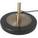 Luna Bella 72 inch 28 watt Weathered Brass Torchiere Floor Lamp Portable Light