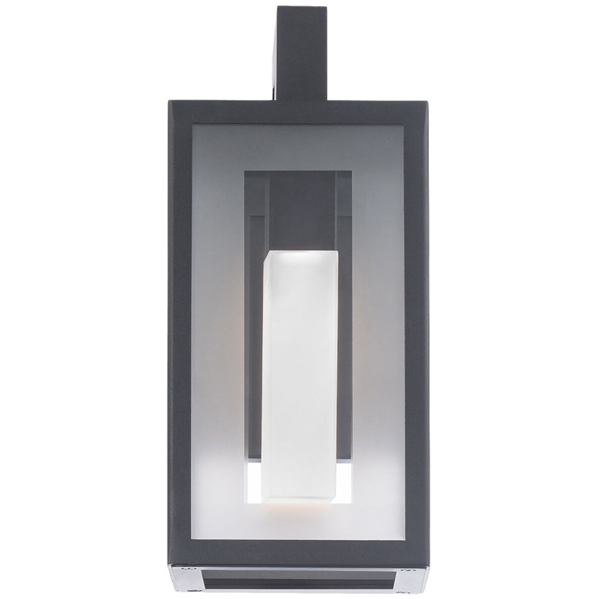 Cambridge 1 Light 11 inch Black Outdoor Wall Light in 11in.