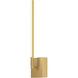 Pandora LED 4.63 inch Brushed Gold ADA Wall Sconce Wall Light