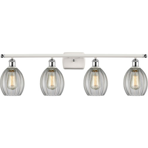 Ballston Eaton LED 36 inch White and Polished Chrome Bath Vanity Light Wall Light, Ballston