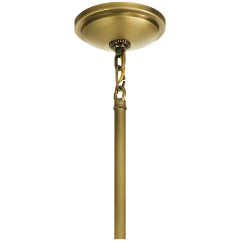 Tollis 1 Light 16 inch Natural Brass Pendant Ceiling Light