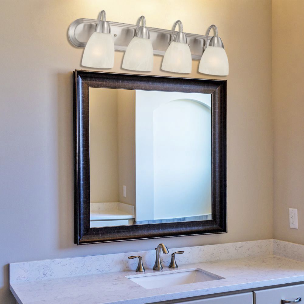 Torino 4 Light 30 inch Brushed Nickel Bath Bar Wall Light