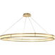 Damien 54.72 inch Antique Brass Chandelier Ceiling Light, Extra-Large