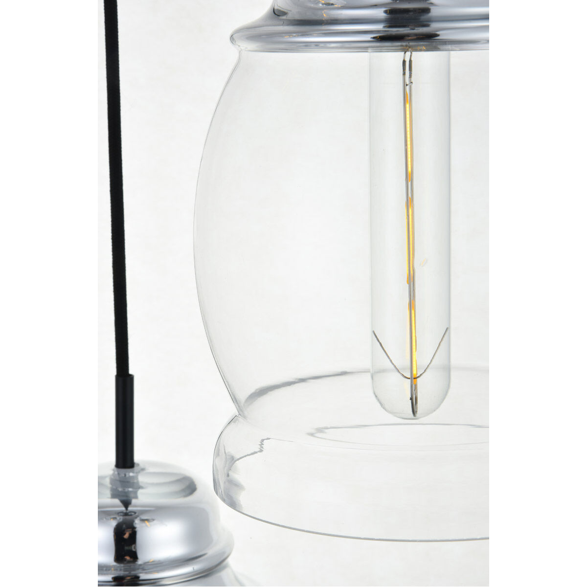 Kenna 3 Light 17.3 inch Chrome Pendant Ceiling Light