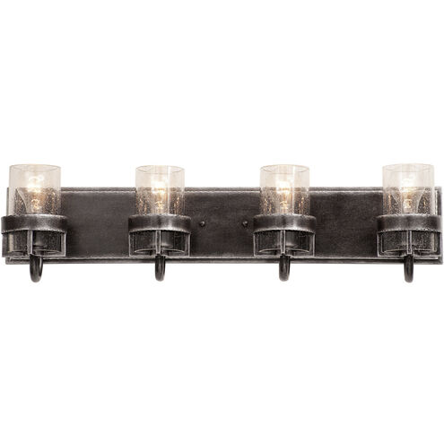 Bexley 4 Light 28 inch Vintage Iron Bath Vanity Wall Light