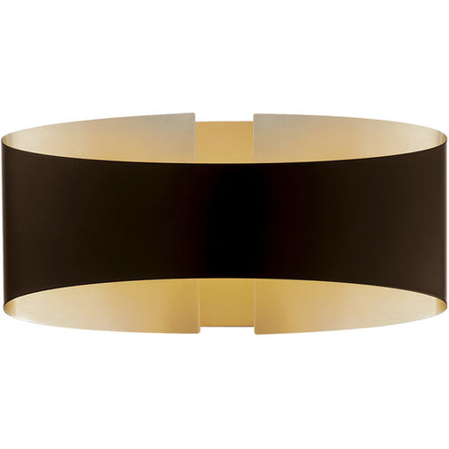 Swerve 1 Light 4 inch Bronze-Brushed Brass ADA Wall Sconce Wall Light