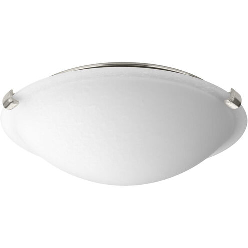 LED Dome LED 12 inch Brushed Nickel Flush Mount Ceiling Light, Progress LED