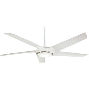 Raptor 60 inch Flat White Indoor Ceiling Fan