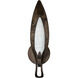 Parasol Sconce Wall Light in Dark Smoke