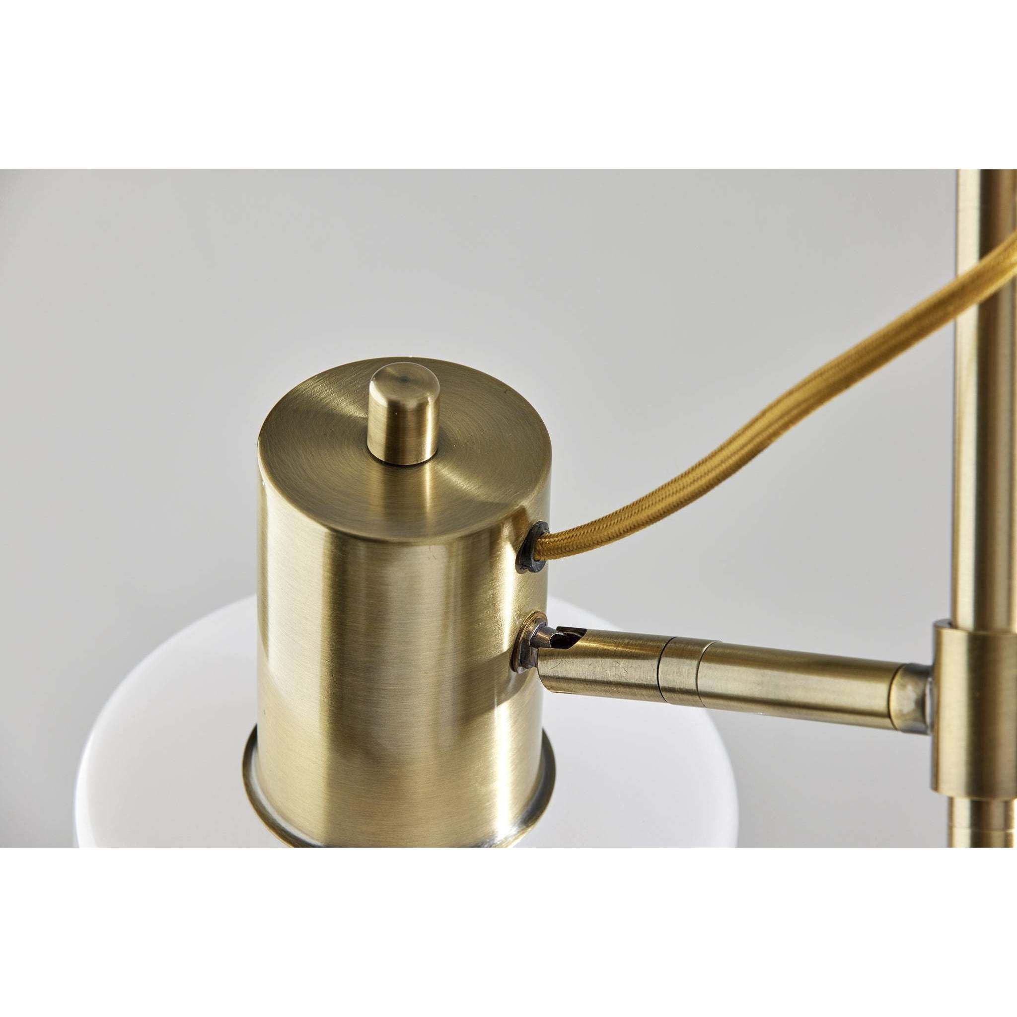 Rhodes 56 inch 40.00 watt Antique Brass Floor Lamp Portable Light