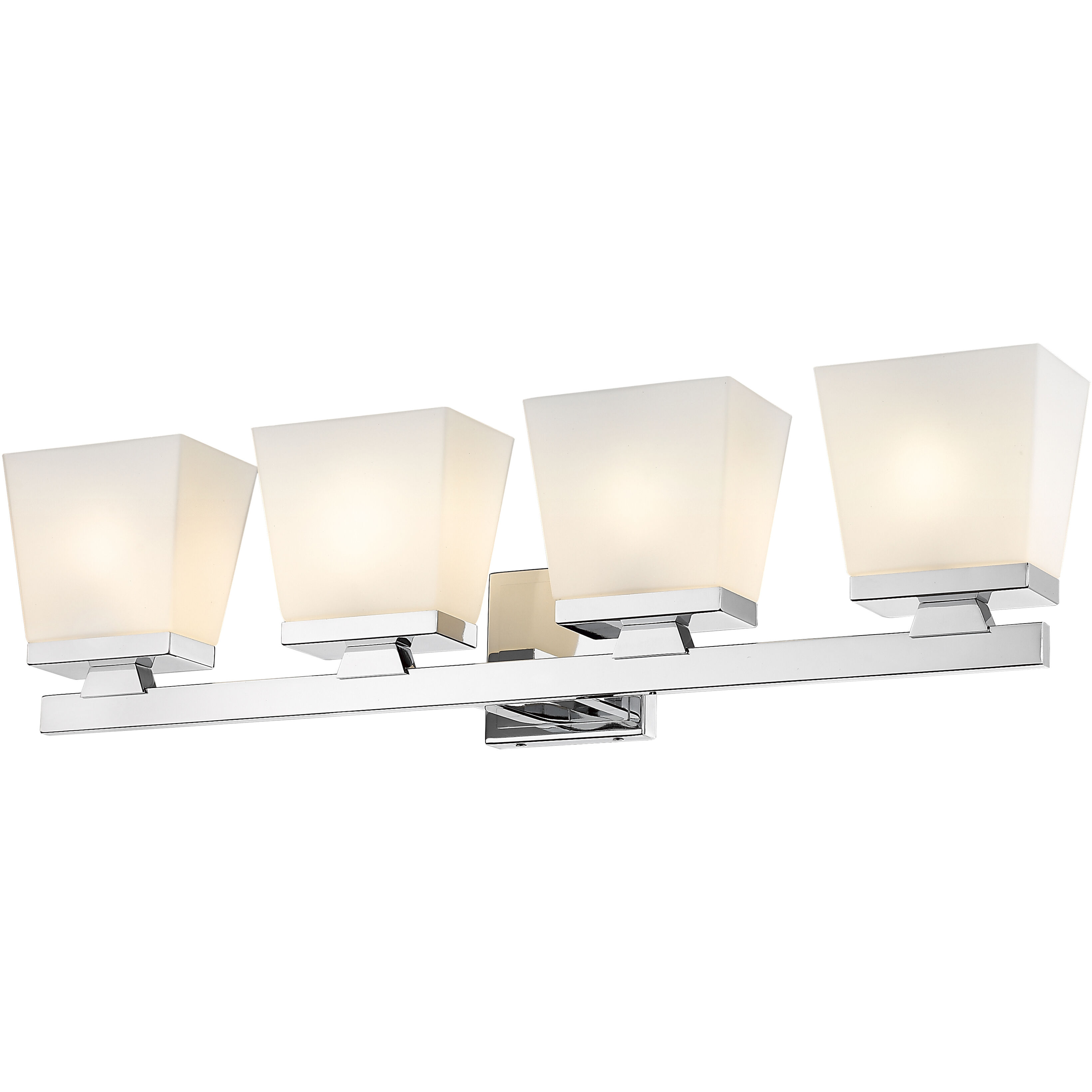 Astor 4 Light 29 inch Chrome Vanity Wall Light
