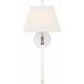 Renee 1 Light 10 inch Polished Nickel Sconce Wall Light