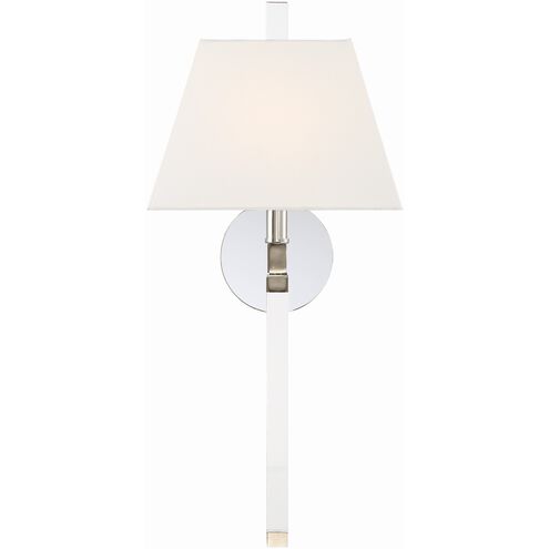 Renee 1 Light 10 inch Polished Nickel Sconce Wall Light