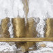 Glenn 4 Light 14 inch Antique Brass Chandelier Ceiling Light, Small