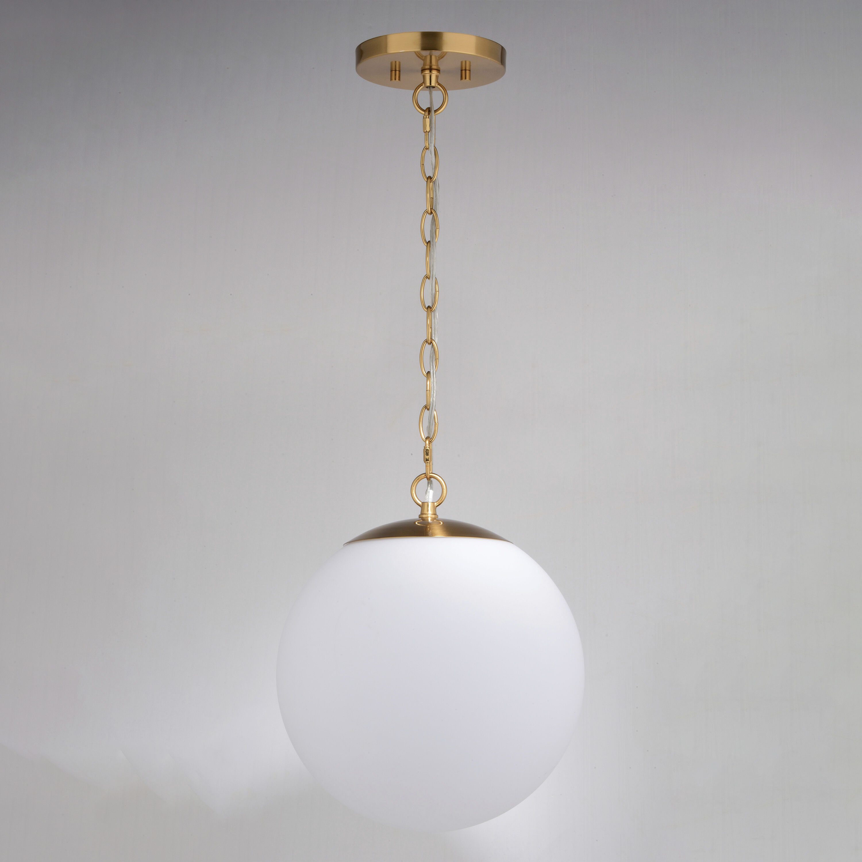 Linden LED 12 inch Muted Brass Pendant Ceiling Light