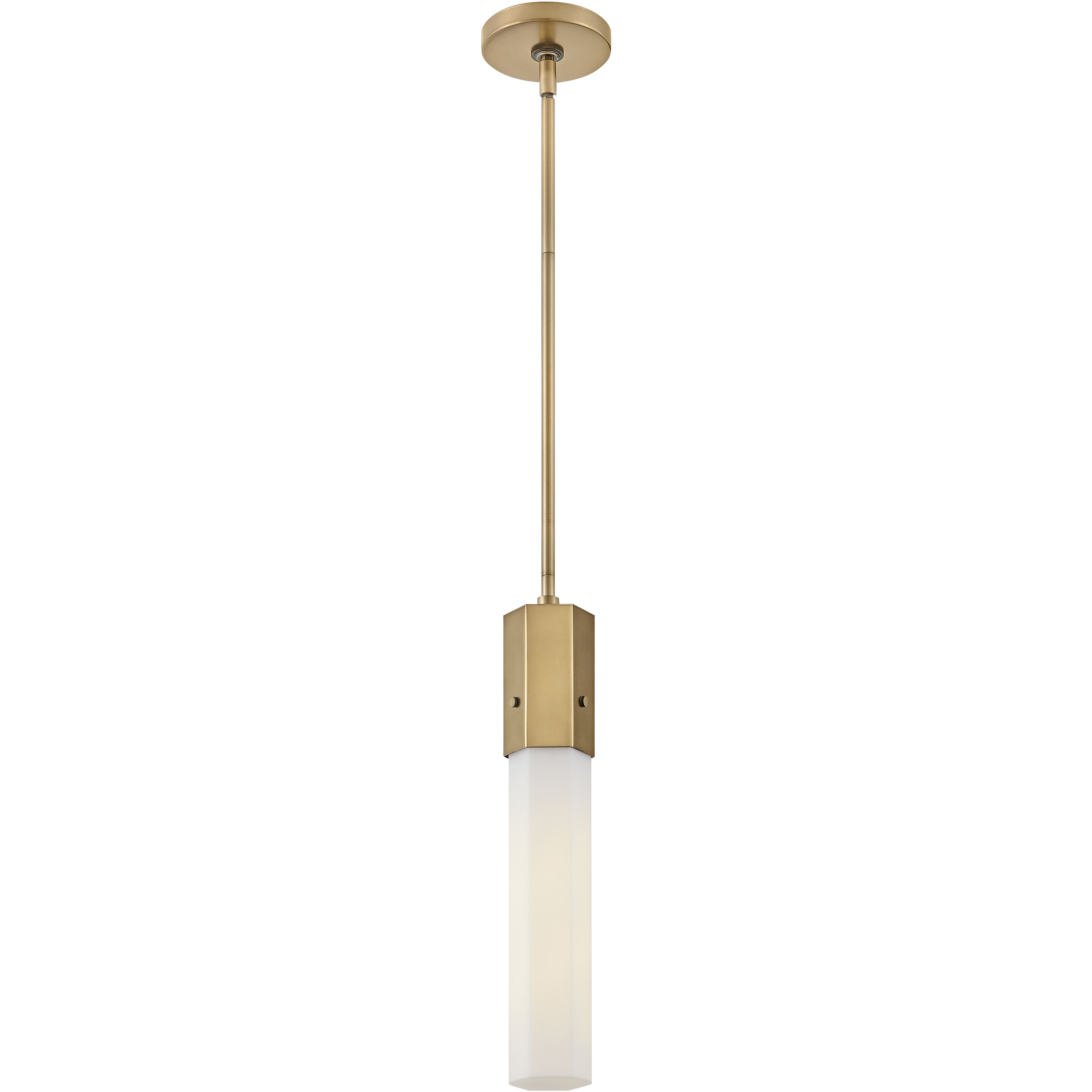 Facet 3.25 inch Heritage Brass Indoor Pendant Ceiling Light