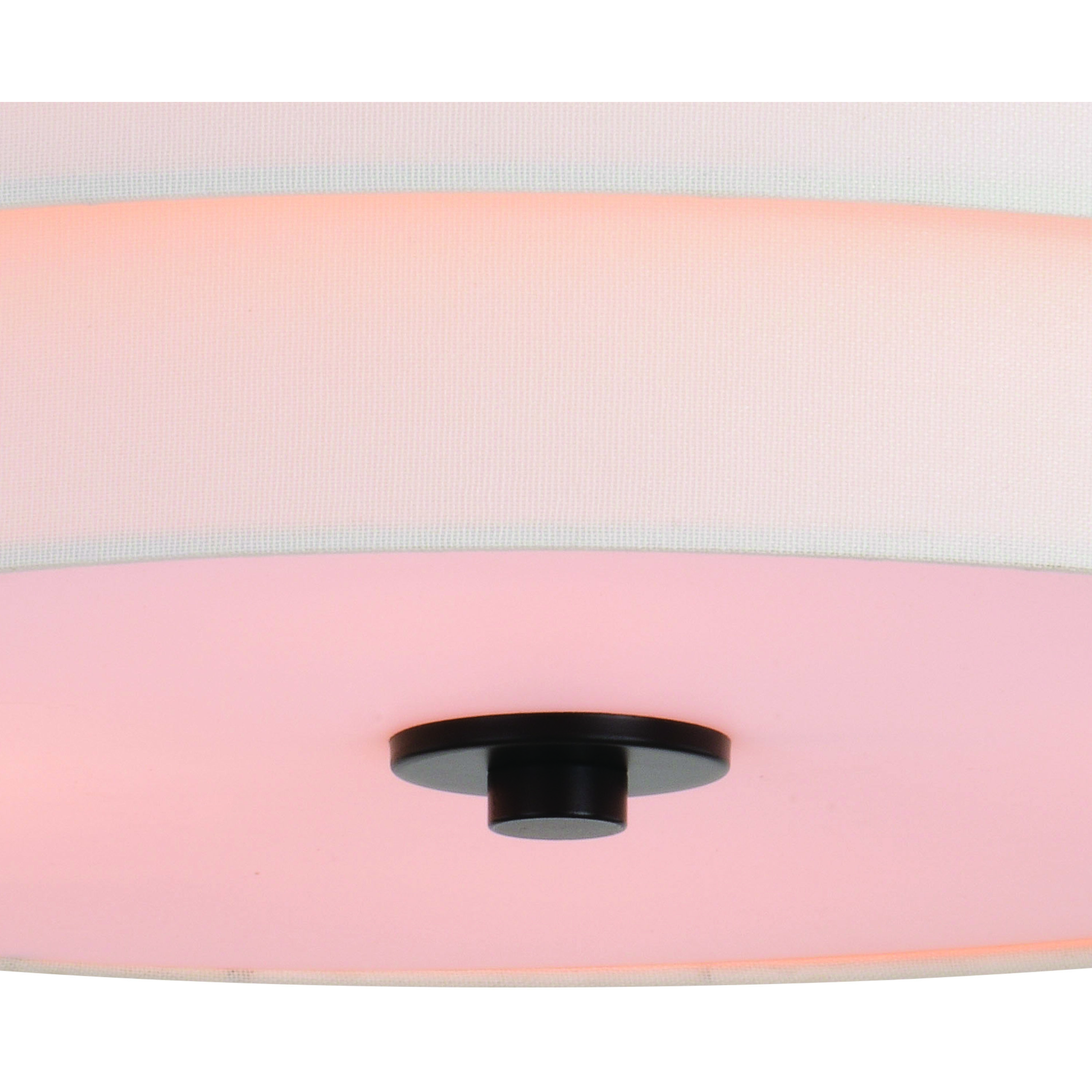 Burnaby LED 20.5 inch Black Semi-Flush Mount Ceiling Light