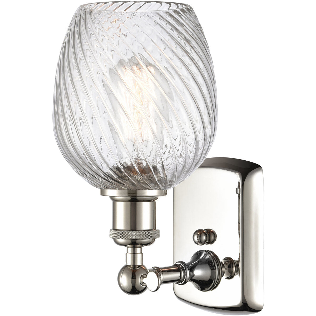 Ballston Salina 1 Light 5 inch Polished Nickel Sconce Wall Light, Ballston